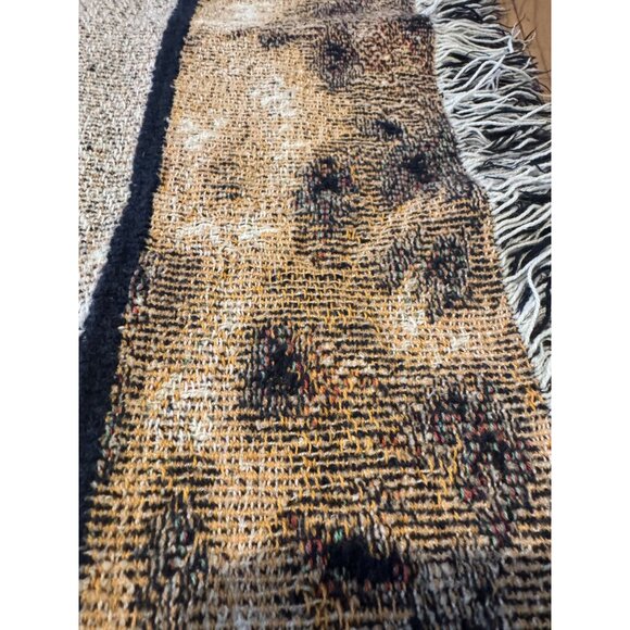 Vintage Boyds Bears & Friends Tapestry Throw Blanket – Leopard Trim – Adorable B - Picture 10 of 16